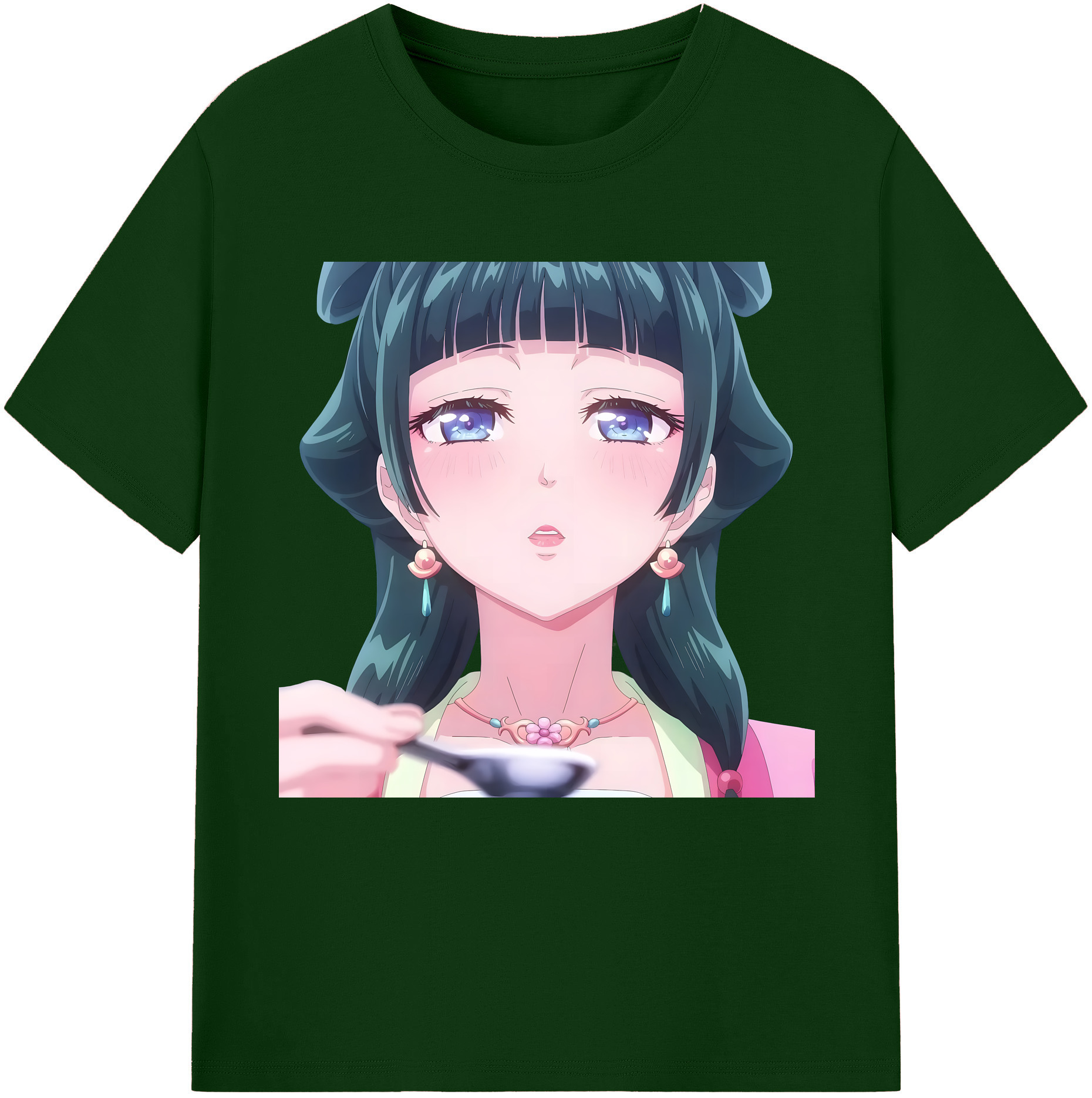 （画像用） 薬屋のひとりごと The Apothecary Diaries 綿100％半袖Tシャツ（フロントプリント）